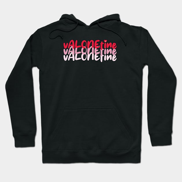 Heartface - Valonetine Red Tone Hoodie by hafizbo